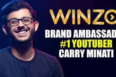 Rajkotupdates.news : Youtuber Carryminati Appointed as Winzo Brand Ambassador